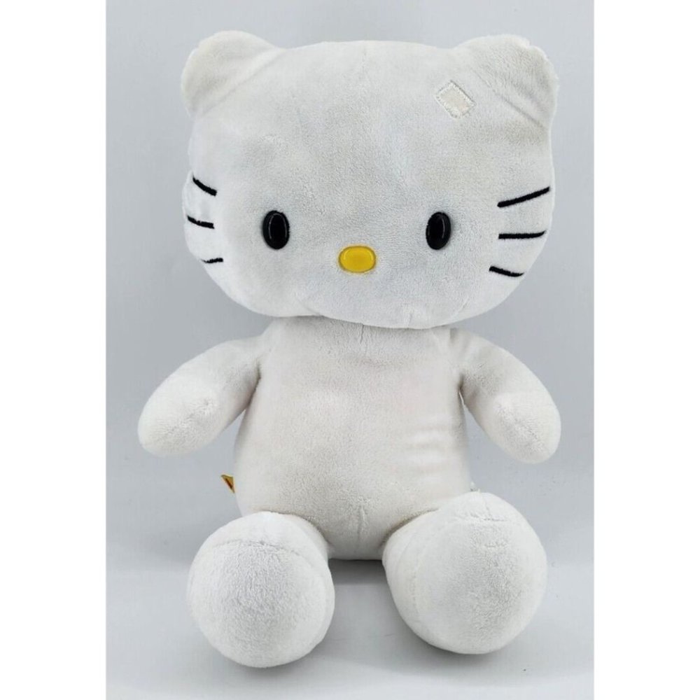 BUILD A BEAR HELLO KITTY 18 in White Soft‎ Stuffed Plush Toy Sanrio BAB No Bow